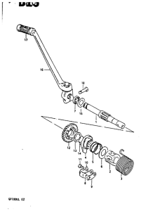 GP100 Ножной стартер