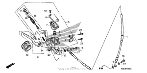  Передний главный тормозной цилиндр