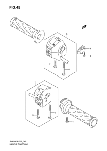 SV650 Рулевой переключатель