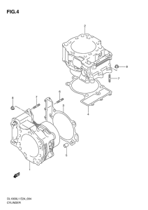 DL1000 Цилиндр