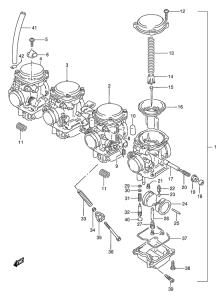 GSF600 Carburetor assy