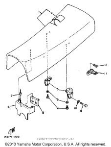 XT200K Сиденье