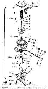 SR250G Карбюратор