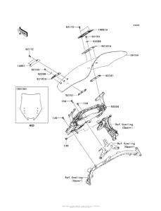 ZG1400 Стекло ветровое