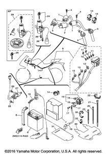YZFR3GL Электрика 1