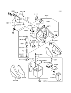 ZR400 Воздушный фильтр