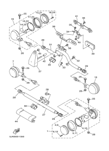 XV1600A Поворотники
