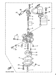 CY50 Карбюратор