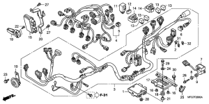 CB600F (ABS) Harness wire