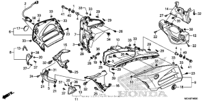 GL1800 (ABS) Обтекатель