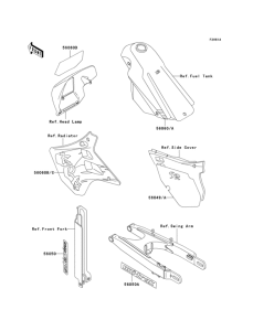 KDX125 Наклейки