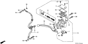 SJ50 Передний главный тормозной цилиндр