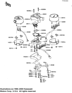 KZ1100 Спидометр