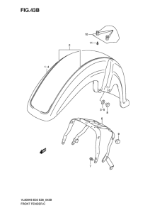 VL800 Переднее крыло
