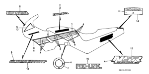 NSR50S Stripe / mark