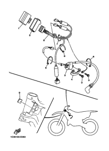 YZ125 YZ125V Equipo electrico