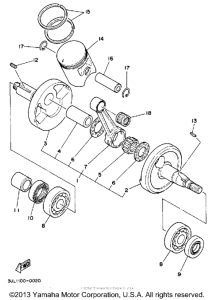 RT100A Коленвал,поршни