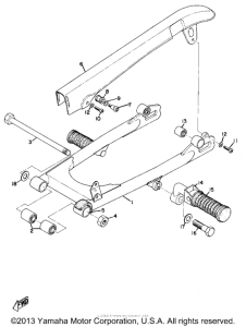 AS2 Rear arm & chain case