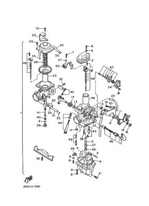 SRX400 Tobera  carburador