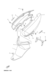 YN50 Боковые обтекатели