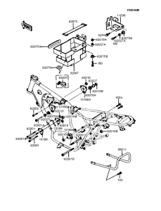 Z250 Рама ,крепежные детали