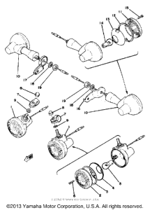 XT500E_205 - 1978 Flasher lamp