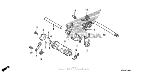 CRF100F Вилка переключения передач