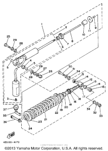 IT200S Амортизаторы задние