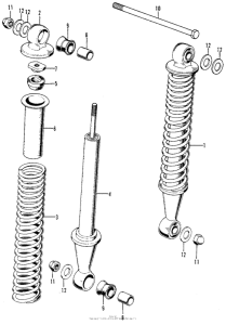 Z50A Задние амортизаторы