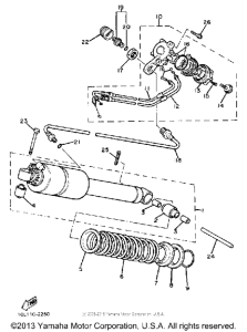 XV920J Амортизаторы задние