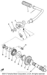 DT100D Кик стартер