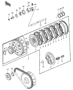 KZ250 Бендикс