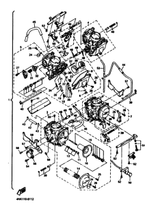 XVZ13A XVZ13AH Carburetor assy