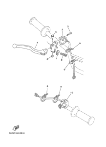 TTR90EW Handle switch & lever