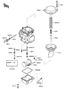 ZX600 Детали карбюратора