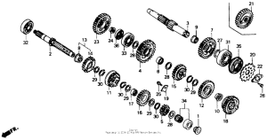 XR600R Трансмиссия