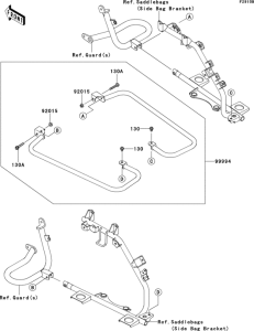 VN1700 Accessory(saddlebag rails)