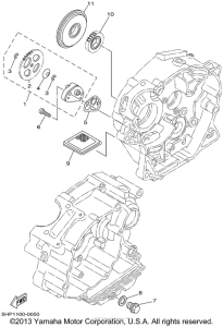 TTR125LP Масляный насос