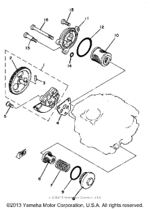XT200K Масляный насос