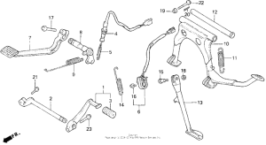 GL1500SE Педали