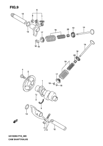 UH150 Распредвал  /  клапан