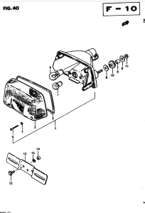 GS450 Задний комбинированный сигнал