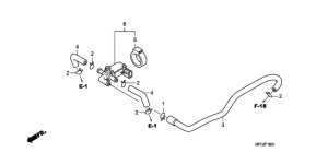 CB600F Воздушный регулирующий клапан