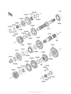 KLE650 Трансмиссия