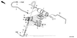 MSX125 Канистра осушителя
