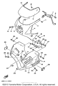 YSR50T Fairing-cowling