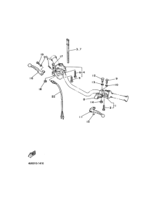 RZ350 ﾊﾝﾄﾞﾙｽｲﾂﾁ. ﾚﾊﾞｰ