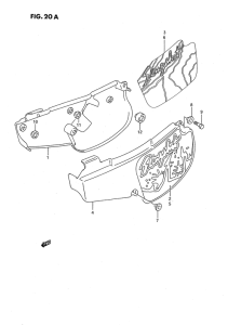 RM80 Обтекатель задний