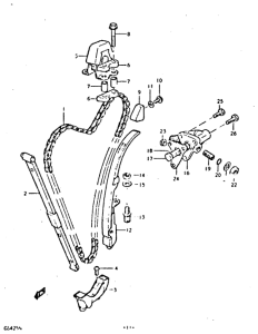 GS425 Держатель направляющей