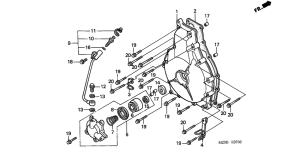 GL1500CD Сцепление cover